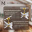 Ariella - Eight Blade Ceiling Fan - Brushed Brass Finish - Matte Black Blades-1855432166-1855432163