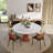 Round Conlon Dining Table With Lazy Susan-2055725255-2055725253