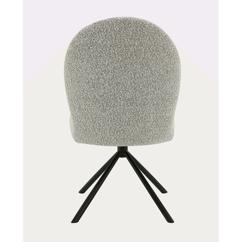 Chaise d'appoint pivotante Boucle (ensemble de 2)