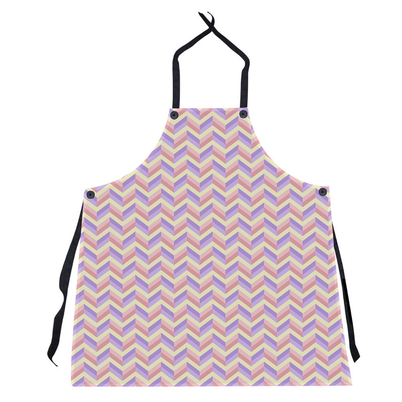 Bib Apron, Pink/Purple