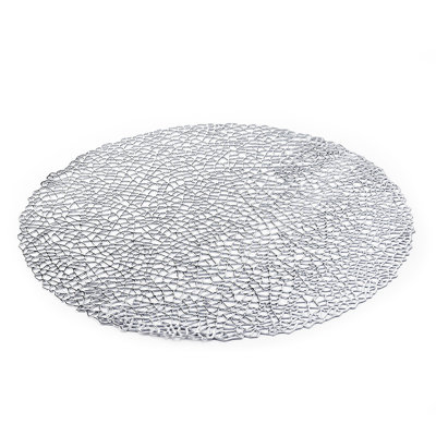 Napperon rond en vinyle 15 po Emelle