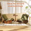 Chaise berçante confortable de haute qualité pour divers environnements avec structure en bois massif-1661394785