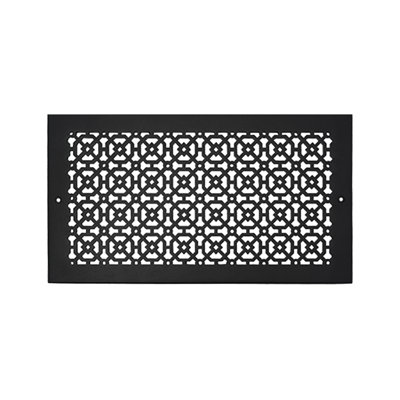 Ouverture de conduit 10 po x 18 po AIR RETOUR | Couvercle de conduit lourd en aluminium coulé (12 po x 20 po au total) | Thermolaqué