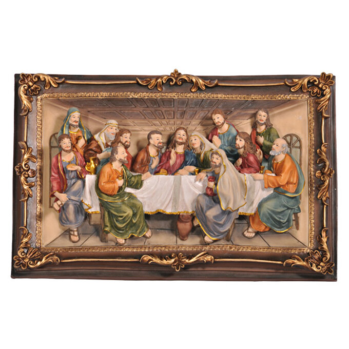 last supper 3d wall sculpture