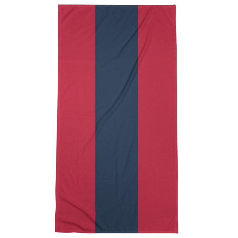 Microfiber Bath Towel, Tennessee Red Football Red/Navy