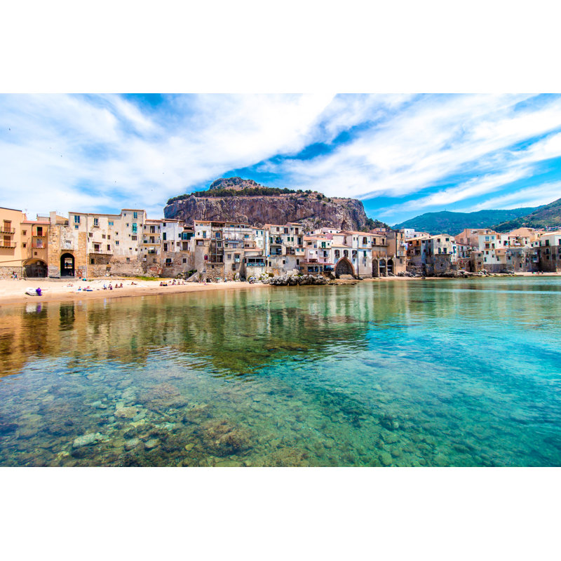 Cefalu, Sicily by Marcociannarel - Wrapped Canvas Print, 30cm H x 46cm W