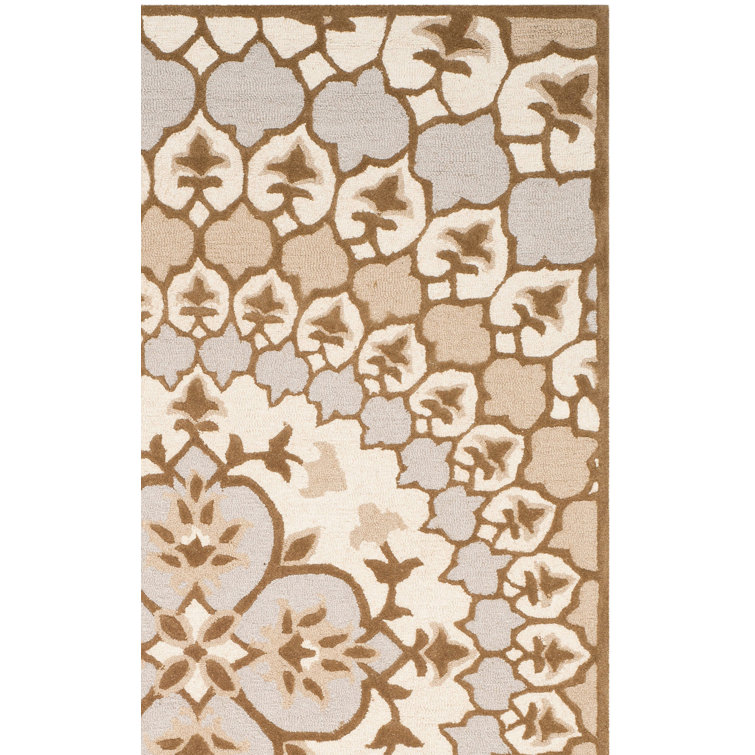 Miu Hand Tufted Wool Floral Rug