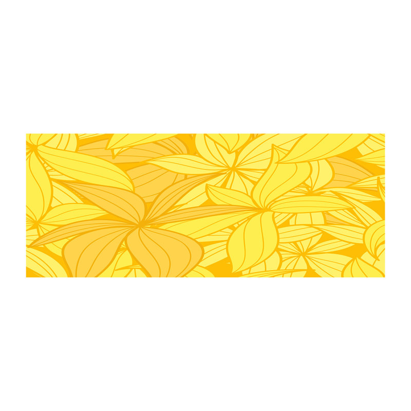 Yellow Flowers Background - Wrapped Canvas Print