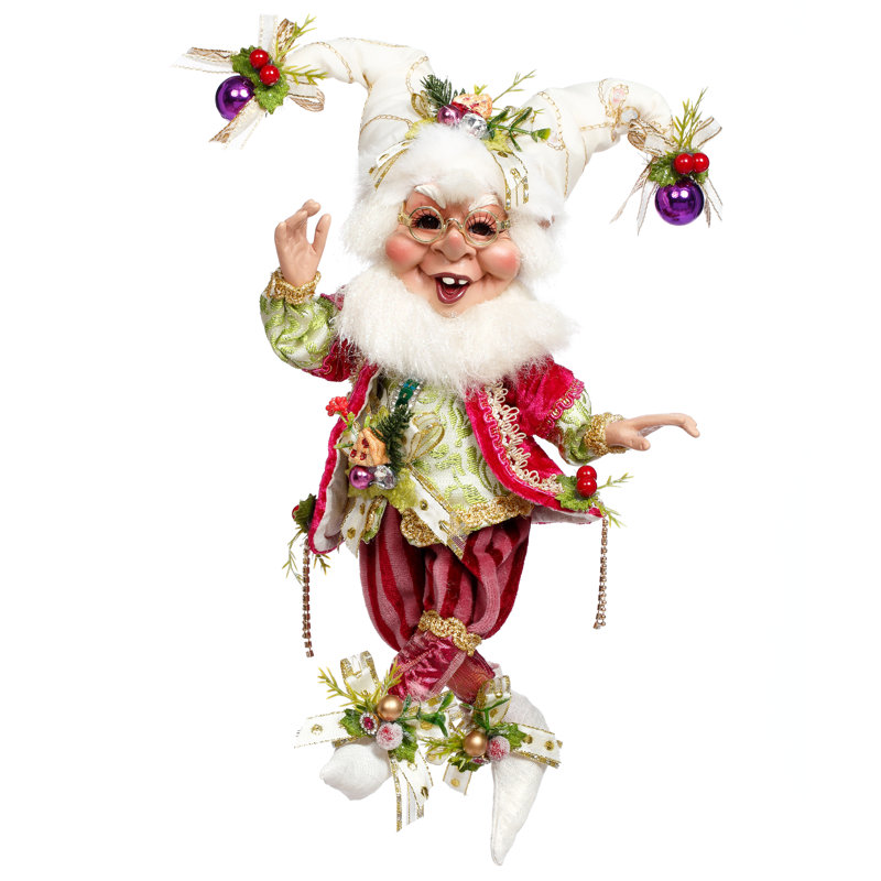 Raspberry Cookie Elf, Small - 11 Inches