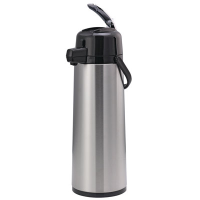 Glass Vacuum Insulated Airpot with Lever Lid