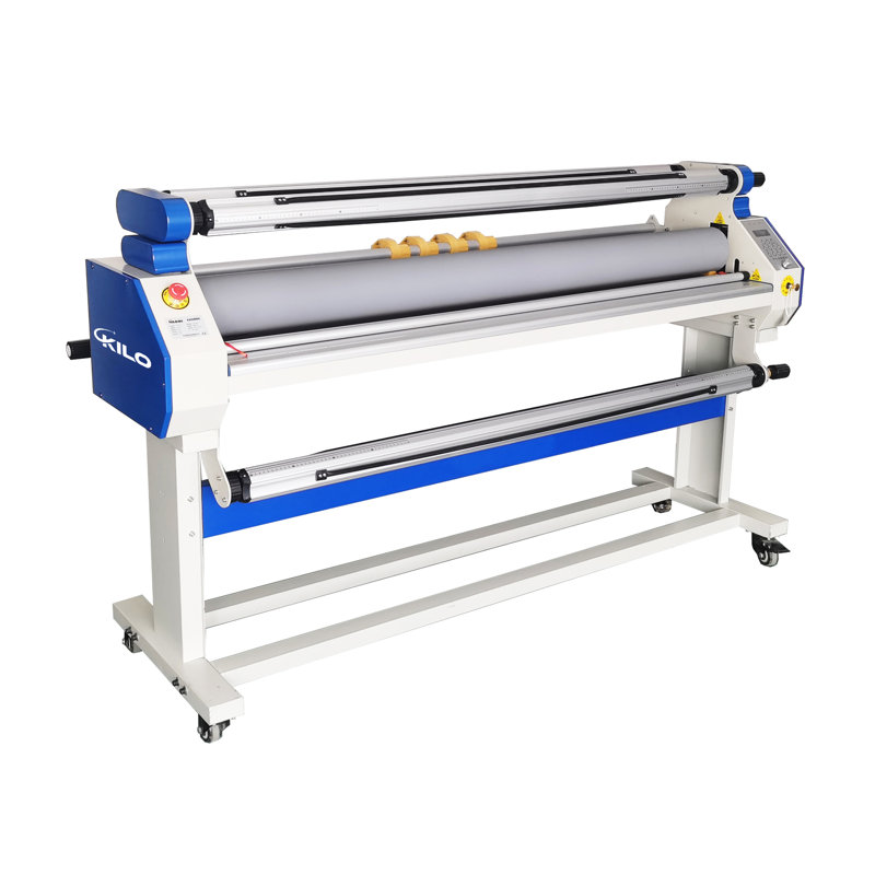 Auto Cold & Hot Laminator with Trimmer - High-Speed 40 ft/min, Digital Display