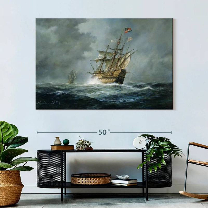 Mait Mary Rose, 34" H x 51" W