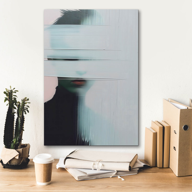 Ivy Bronx «The Face No 1» par Andreas Magnusson, art mural sur toile, 18 po x 26 po, H 26 po x l 18 po x P 0,75 po