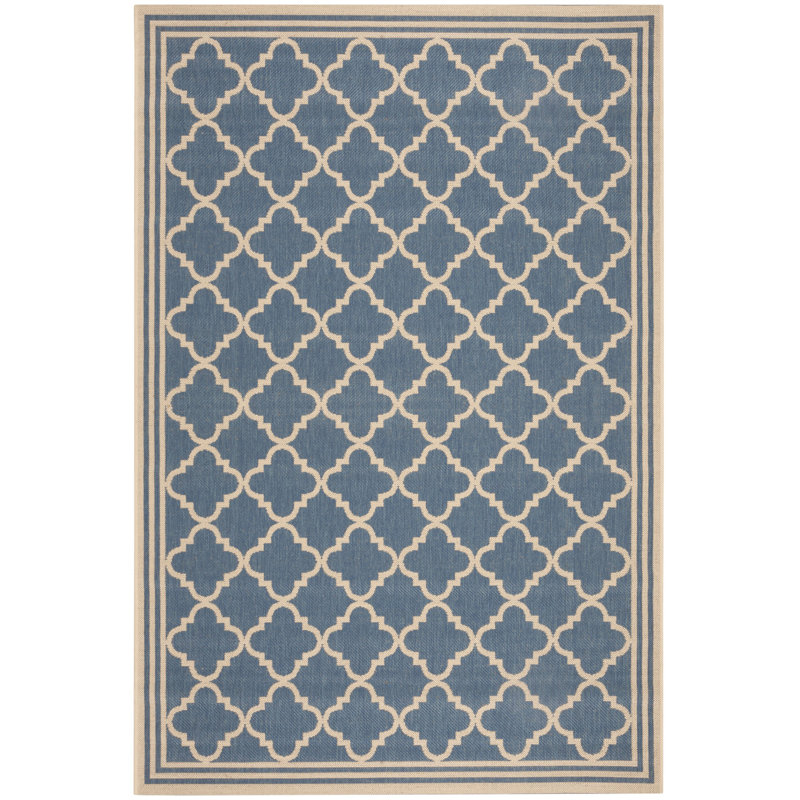 Adler Performance Geometric Indoor/Outdoor Area Rug, Rectangle 6'7" x 9'2"