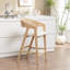 Tabouret de comptoir rembourré Devane-1883403014