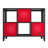 X Rocker Mesh-Tek Wide 6 Cube Unit - Storage Unit