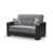 Chenille Gray/Black selected
