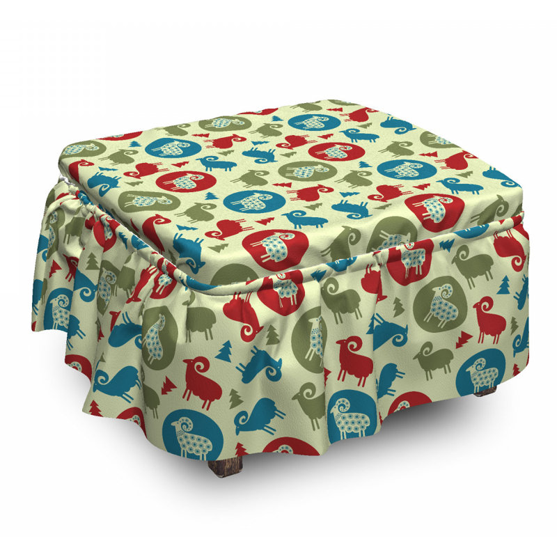 Housse pour repose-pieds pin arbre pin