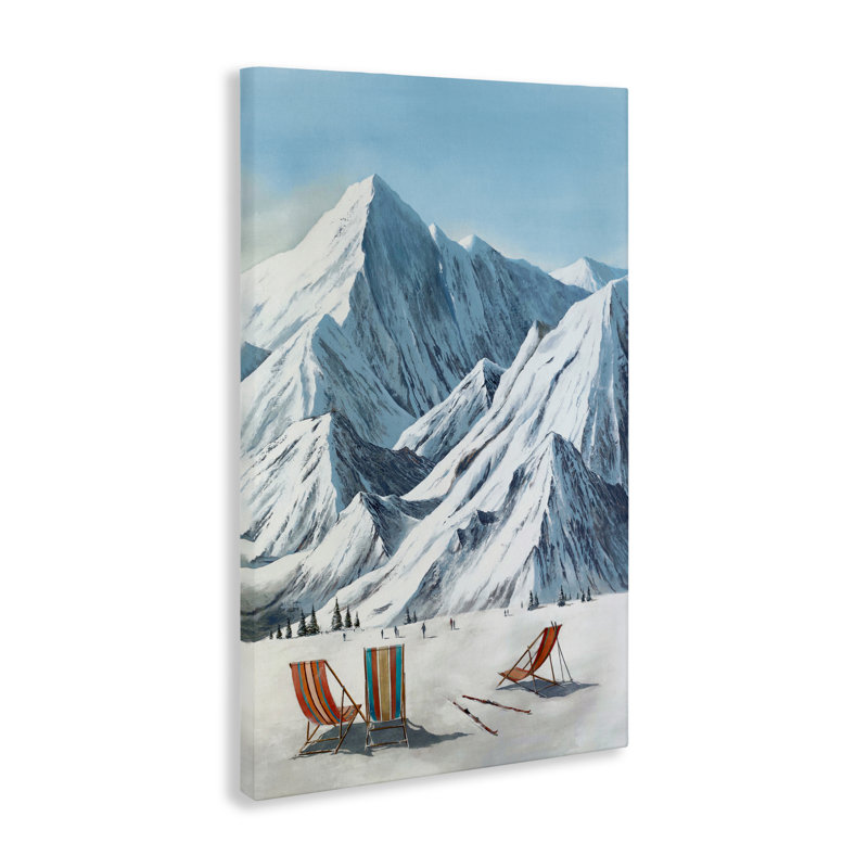 Toile de détente Winter Slopes, design par Max Maxx, H 24 po x l 16 po