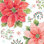 Country Poinsettias III, reproduction encadrée