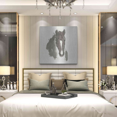 «Horse Portrait III» par Chris Paschke sur métal