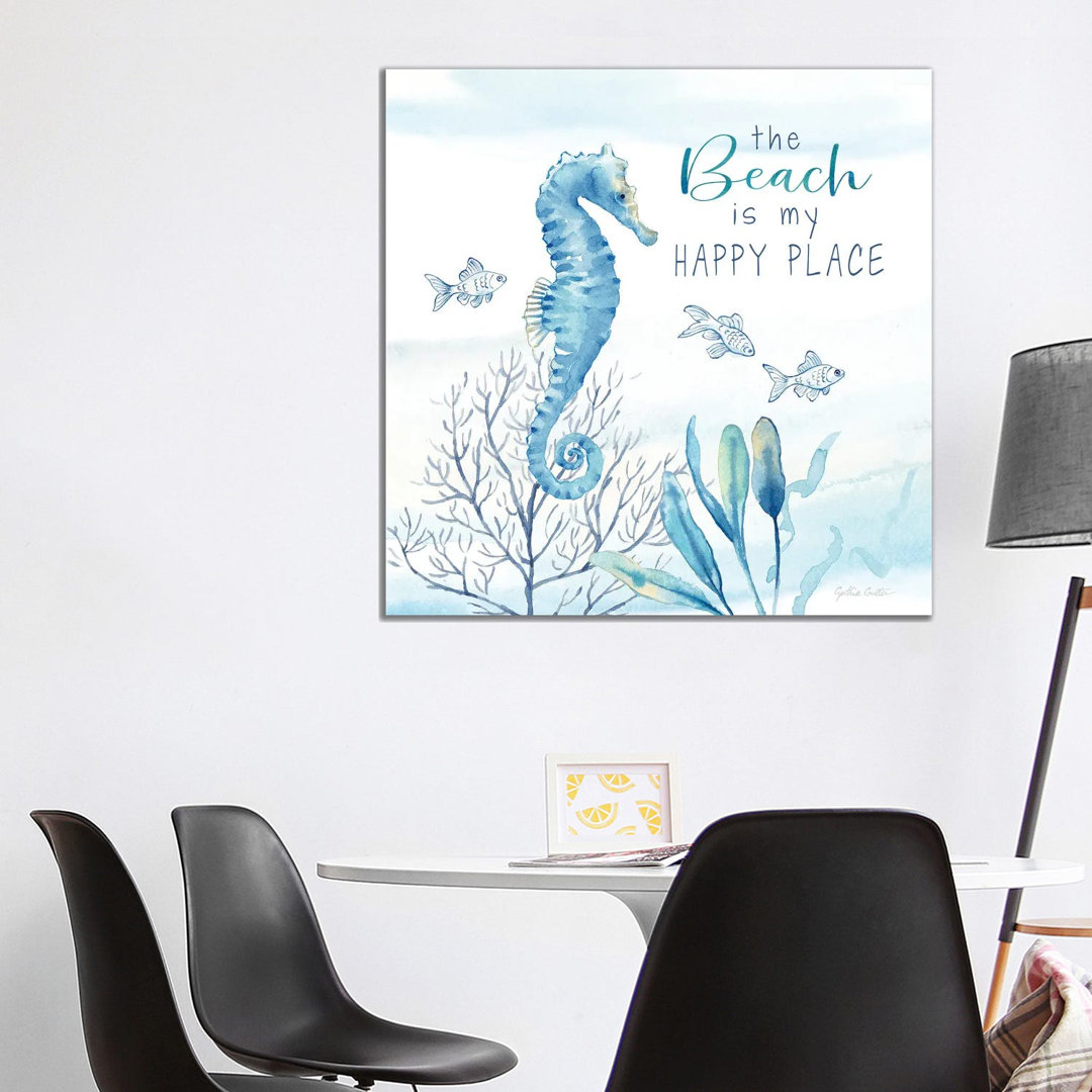 Great Blue Sea XIX by Cynthia Coulter - Wrapped Canvas Gallery-Wrapped Canvas Giclée