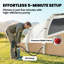 Outsunny Inflatable Camping Tent with Air Pump Glow-in-the-Dark Pegs-126042878