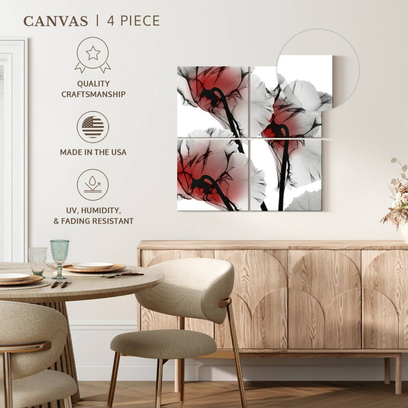 Cyclamen lustré Harnek Crimson, H 18 po x l 18 po
