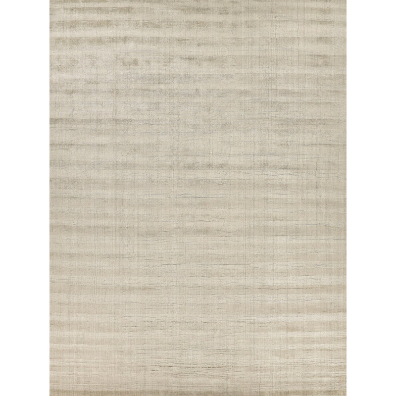 Robin Hand Woven Wool Striped Area Rug, Rectangle 2' x 3'