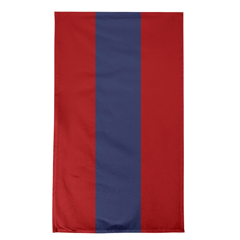 Stripe Tea Towel Kitchen Towel, Poly Twill, Red/Blue Washington Baseball