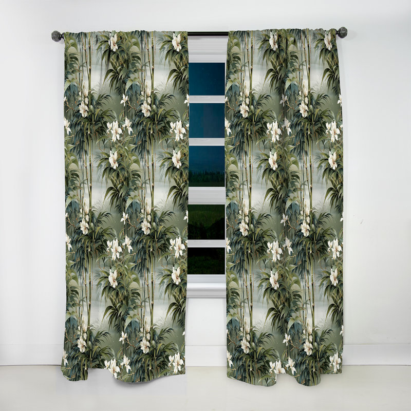 Bamboo Reflections Tropical, L 52 po x L 90 po