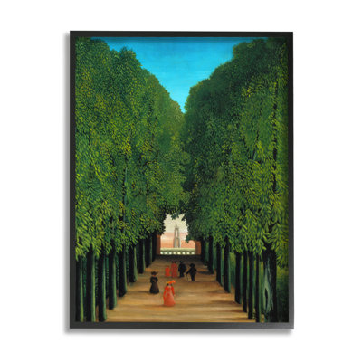 " Avenue In Park At Saint Cloud Henri Rousseau Classical " by One1000paintings Painting Print