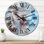 Gray Tender Liquid Art - Modern Wall Clock