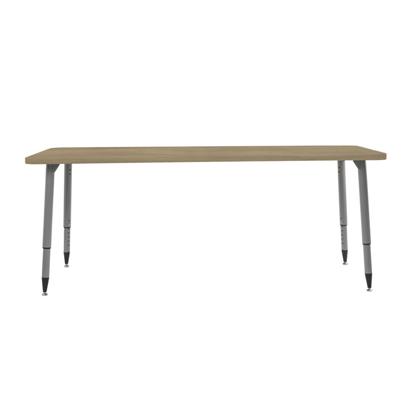 Table d'activité Adapte 24 x 36, 30 po x 72 po, Chêne Pasadena / argent