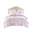 Édredon double / grand avec motif cachemire floral, 2 taies décoratives et coussins