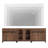 3 In 1 TV Stand For Tvs Up To 100 Inch, Modern Entertainment Center With Glass Doors And Metal Legs, TV Console With Adjustable Shelf For Living Room, Bedroom-230905648