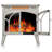  23.5''W 500W/1500W Electric Fireplace Stove With Remote Control-76598831