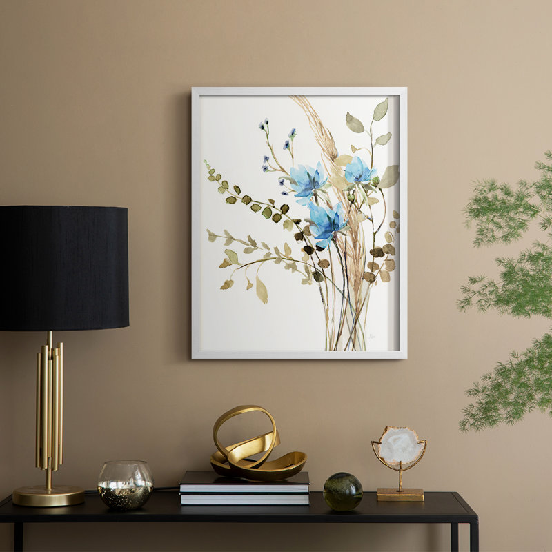 Petite Nature II Framed Print - Solid Wood, 11" H x 9" W, White