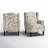 Anndi 29.5" W Traditional Floral Upholstered Wingback Accent Chair-88169056