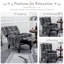 Fauteuil inclinable et moderne pour fauteuil à accoudoirs moderne Modern