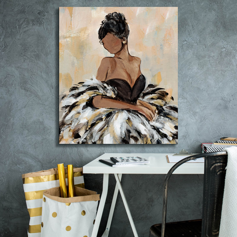 Epic Graffiti 'Ball Gown Frills 3' by Annie Warren Canvas Wall Art ...