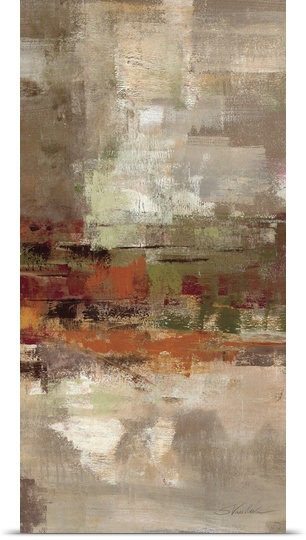 «Landing Panel II» par Silvia Vassileva, reproduction d'art, H 48 po x l 24 po x P 1,5 po, Toile