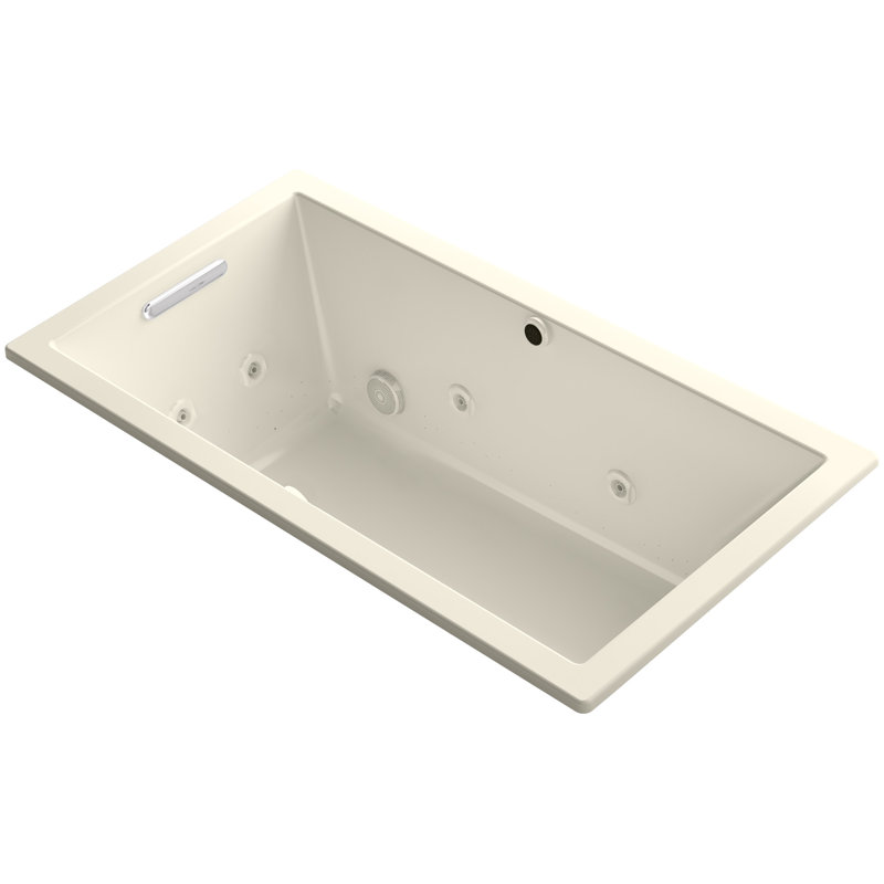 Baignoire tourbillon 60 po. X 32 po., Amande