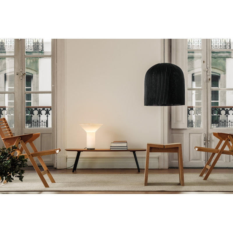 Onn Pendant, 18.5" H x 18.1" W x 18.1" D, Taupe, No