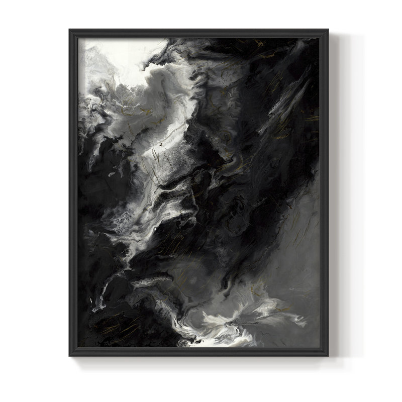 Changes Framed Print - Solid Wood, Black, 20" H x 16" W