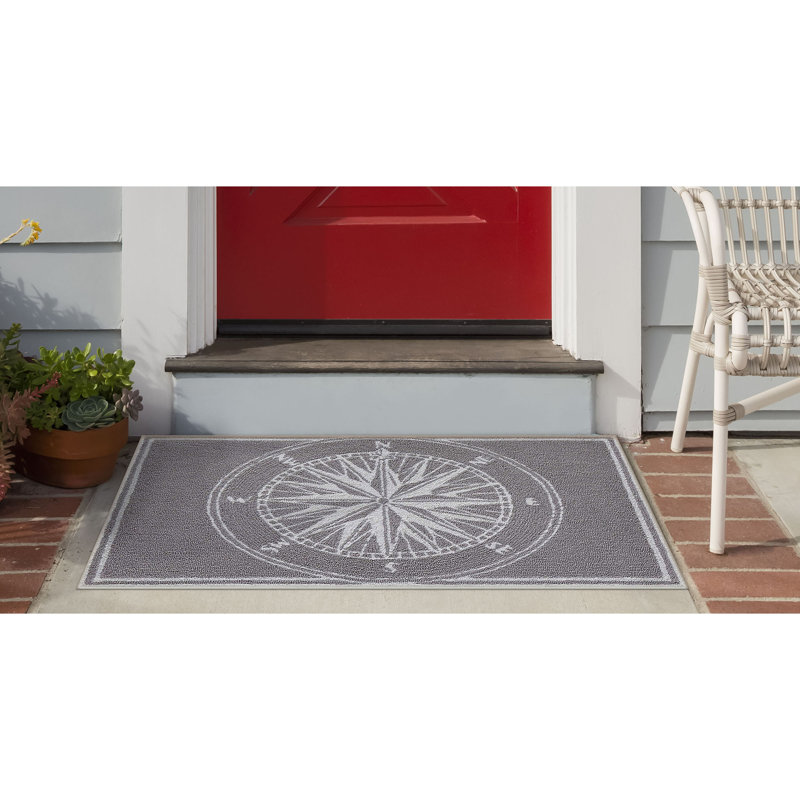 Tapis de cuisine Shelborne, Rectangle 2 pi x 3 pi, gris
