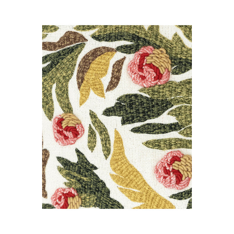 Tapestry Rose Pillow Cover 20x20 Inch