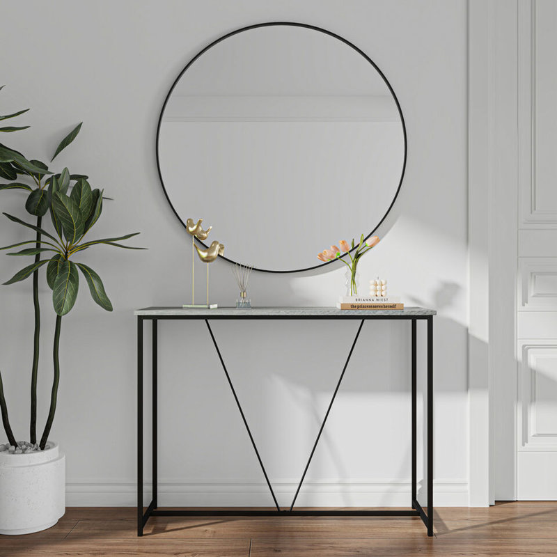 Alexanda 75cm Console Table, Ash Grey