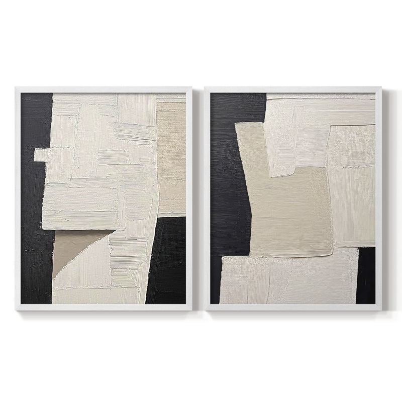 Série ABSTRACT DCLI - reproduction encadrée de qualité supérieure - prête à être accrochée - aucun clou requis - aucun clou requis