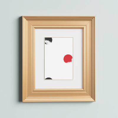 Toxey Beveled Picture Frame with Mat